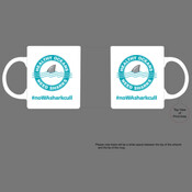 Mug Fin logo and # 